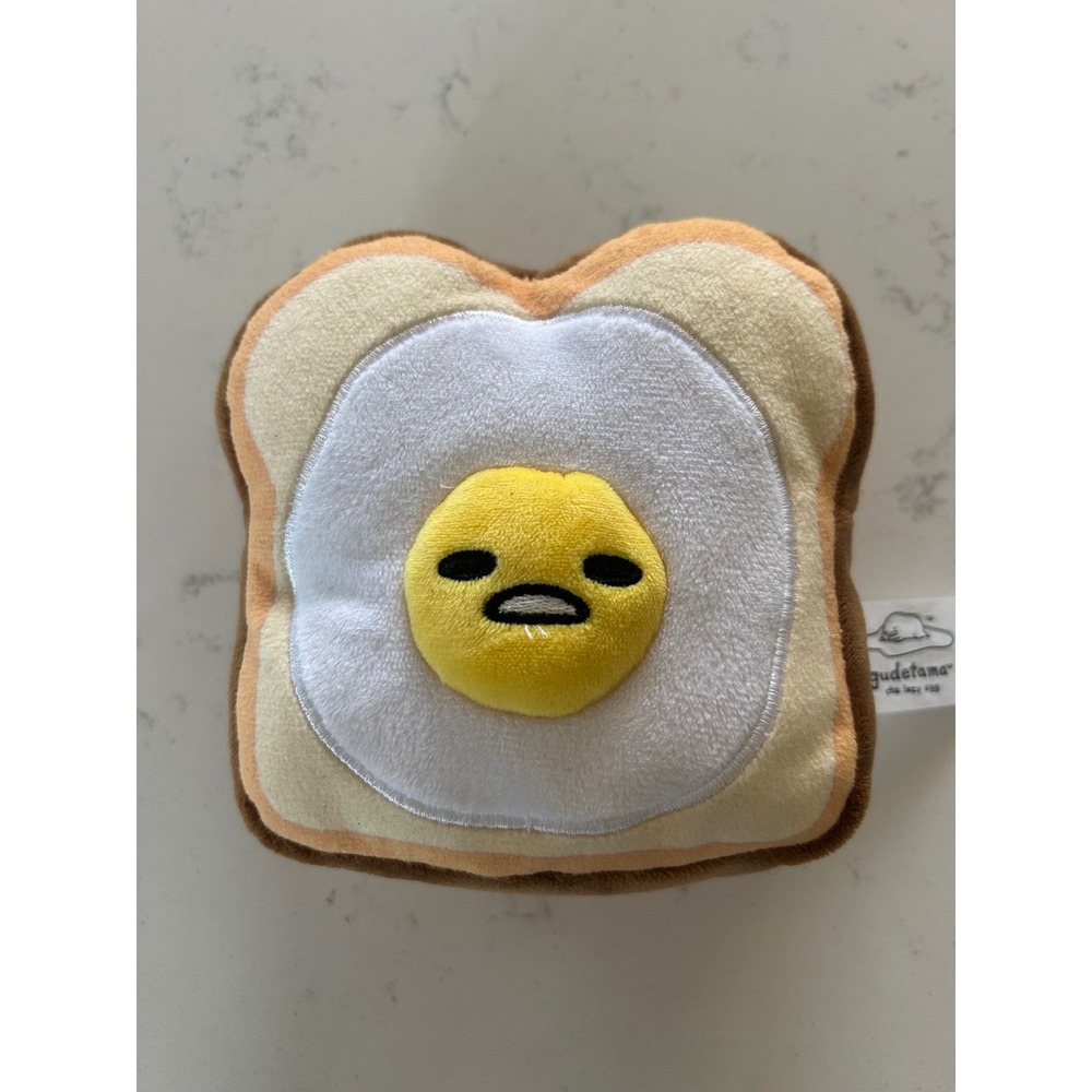 Gudetama Lazy Egg Egg Toast Plush Toy Pillow Sanrio Gund Spin Master
